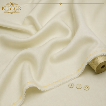 Lemon Wash & Wear Fabric | Premium Unstitched Men's Suit Cloth